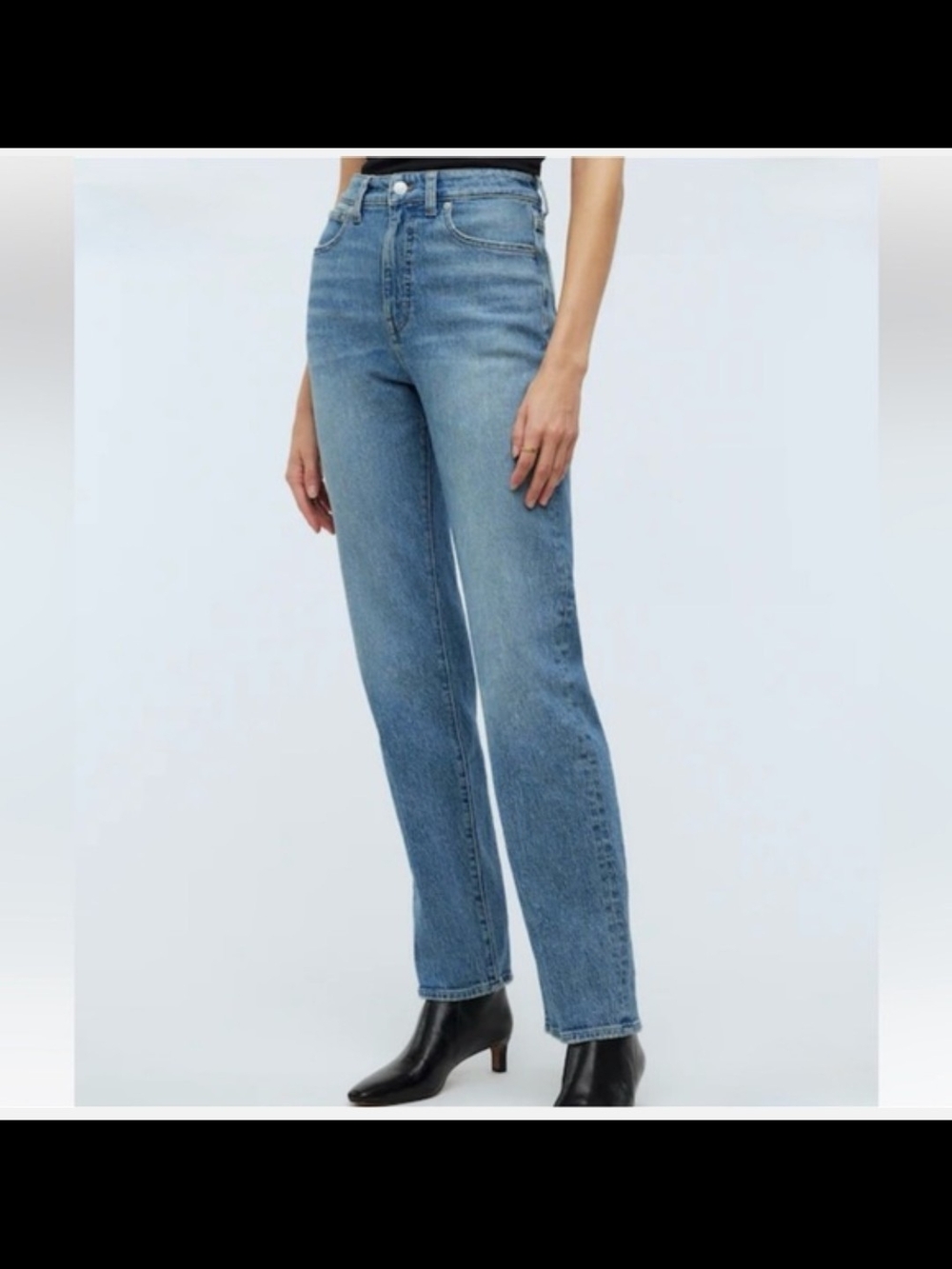 Madewell 90s High-Rise Straight Leg Jeans - Medium Wash Size 26p